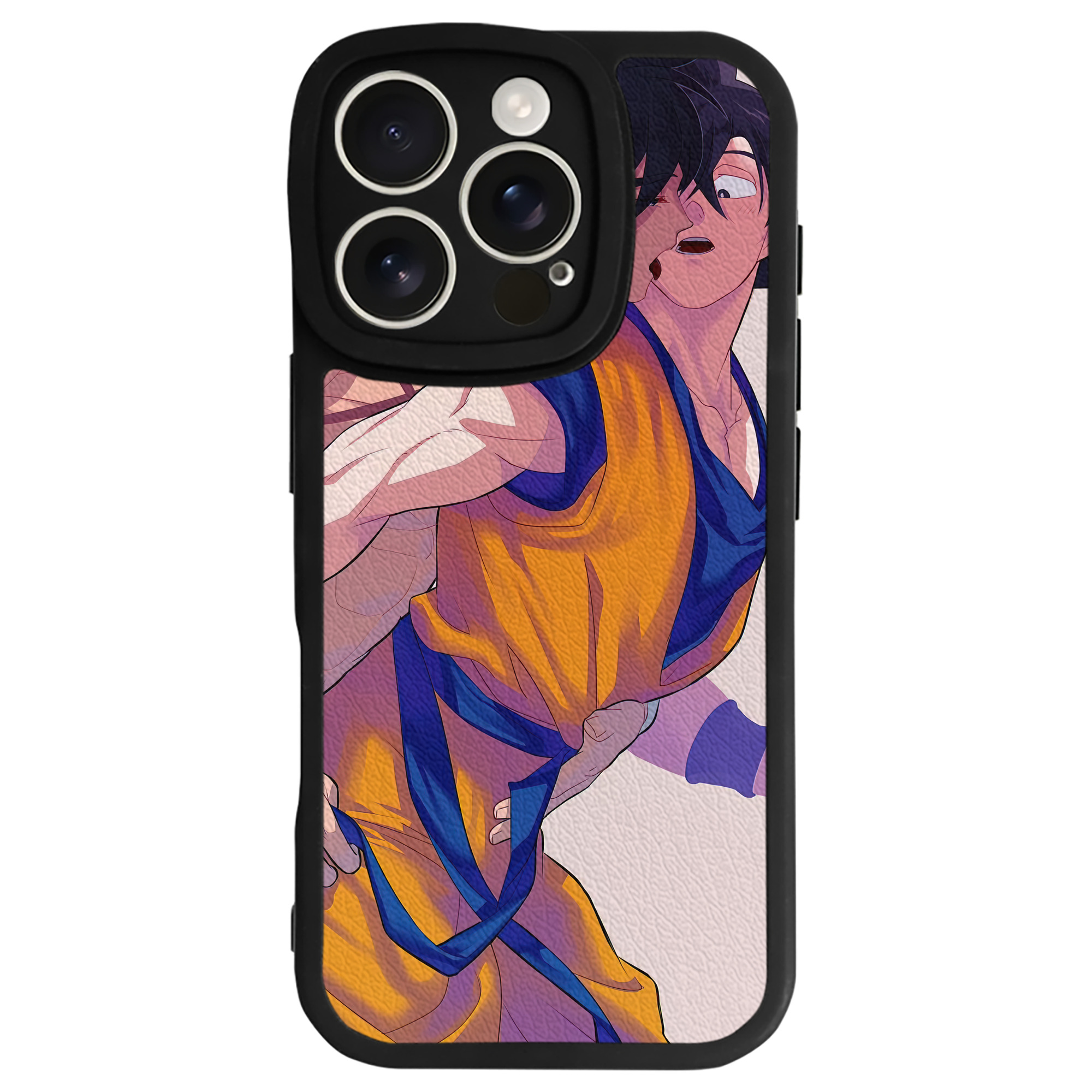 （画像用） ドラゴンボール DRAGON BALL 【iPhone 16シリーズ対応】シリコンスマホケース（レザー調） 材質：シリコン